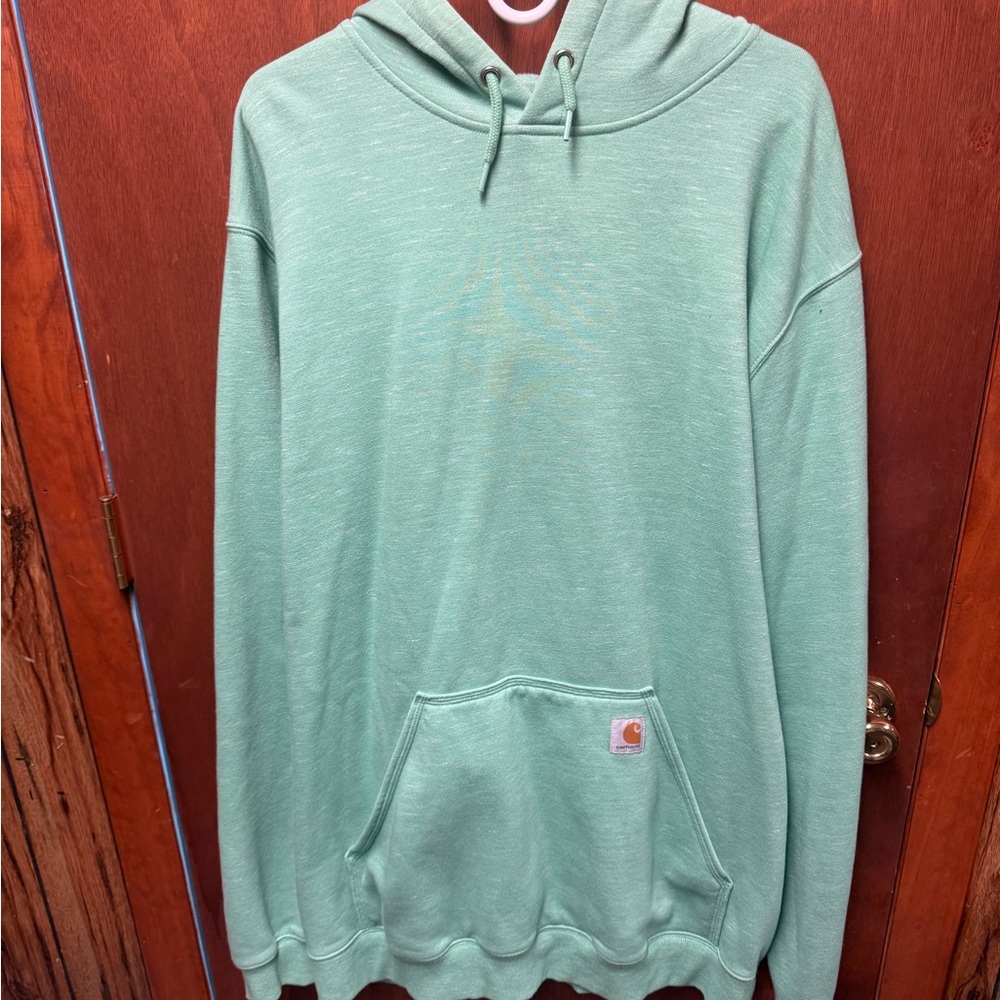 Carhartt Men's Mint Green Hoodie